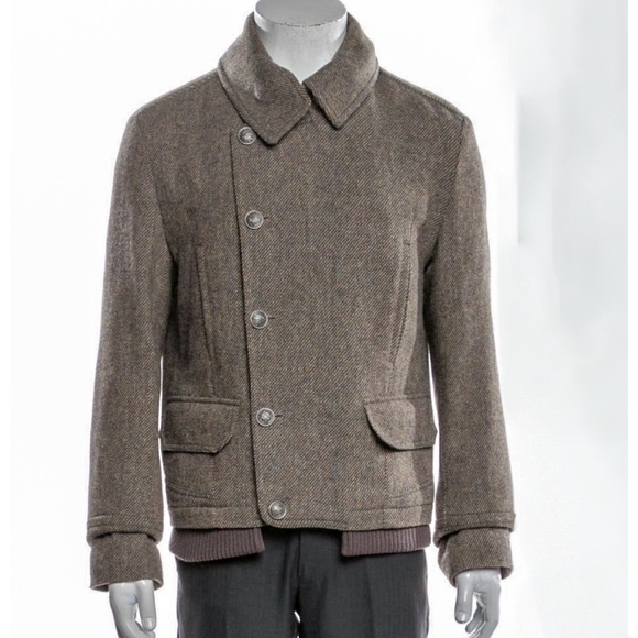 Wooyoungmi Men’s Peacoat Size Medium - Picture 1 of 12